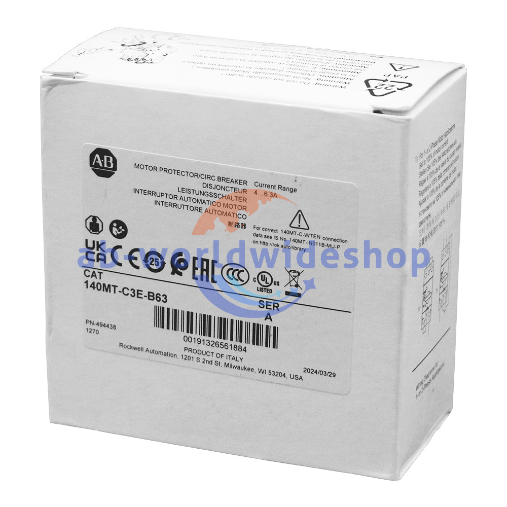 New Factory 140MT-C3E-B63 Motor Protection Circuit Breaker-FAST Shipping