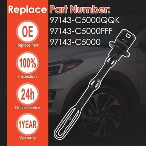 A/C Evaporator Temperature Sensor Thermistor Probe Fits for 2016-2020 Tucson Spo
