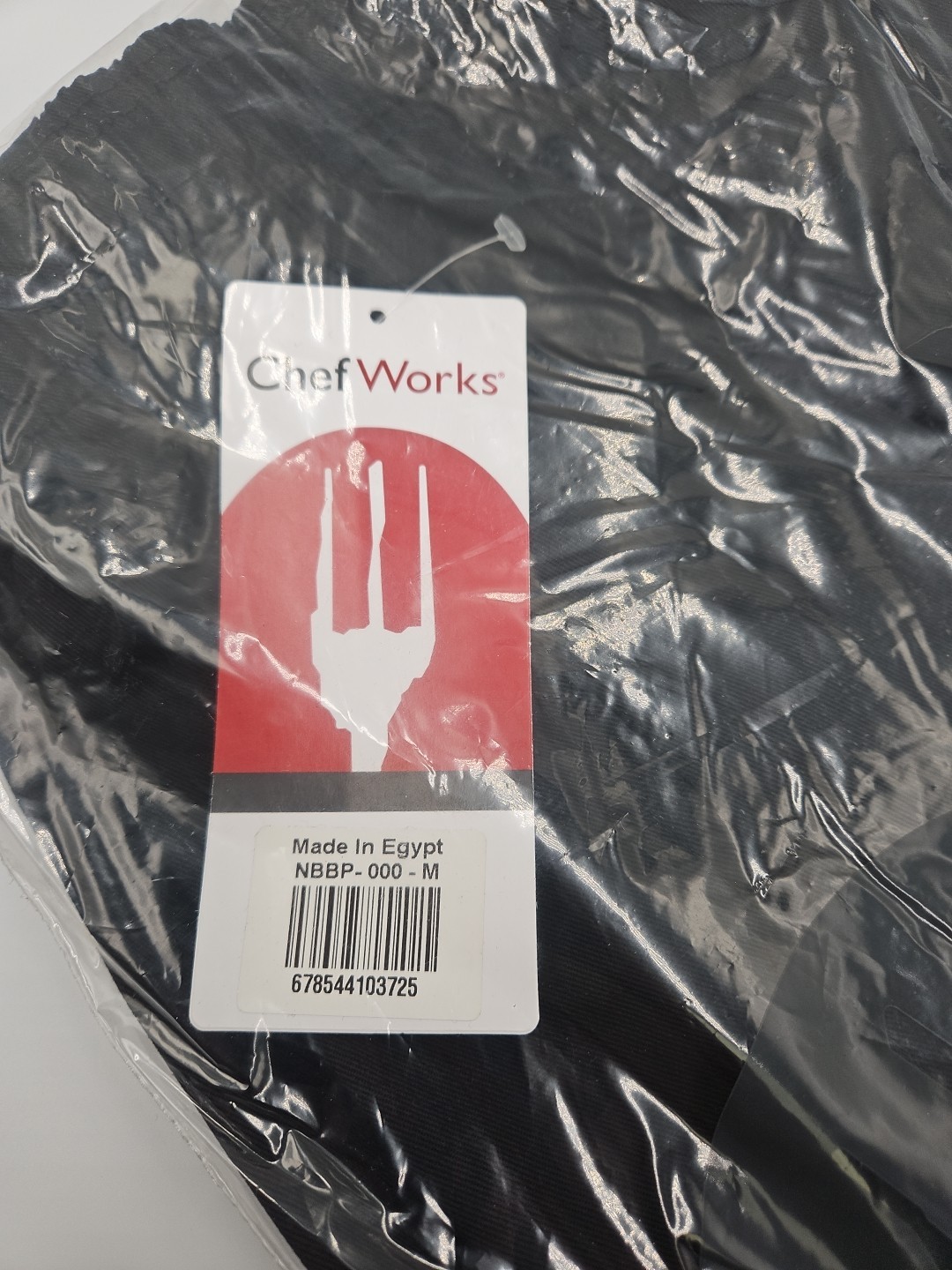 Chef Works – NBBP-000-M – Essential Baggy Chef Pants – Black – Size M