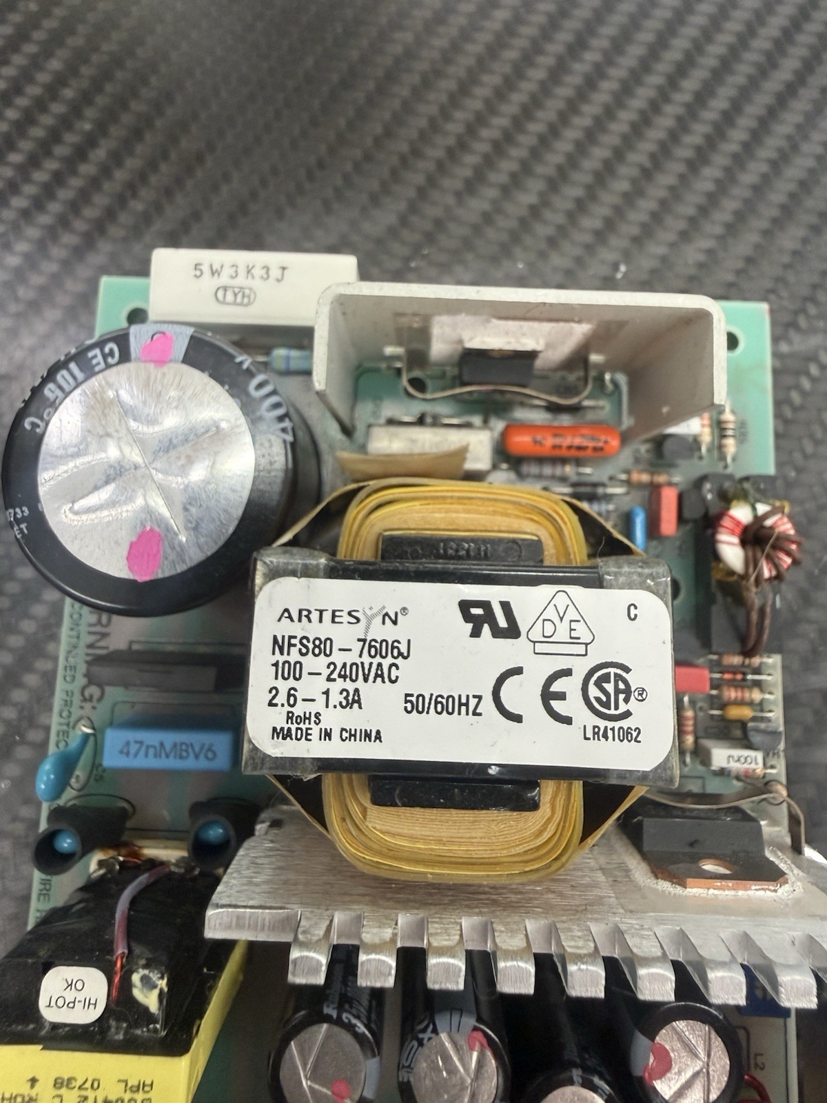 ARTESYN NFS80-7606J Power Supply, CONVERTER AC/DC Quad Power +_15V,5V,24 New