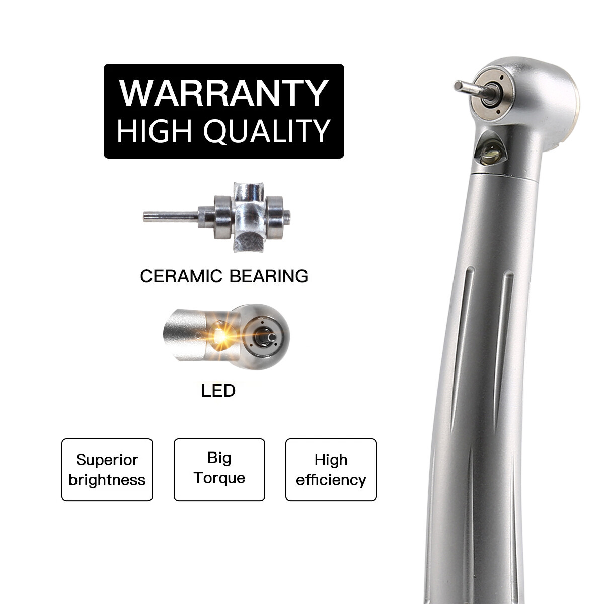 Estilo NSK Dental Pieza mano LED de alta velocidad Pana MAX EK LED 2 & 4Hole PDM