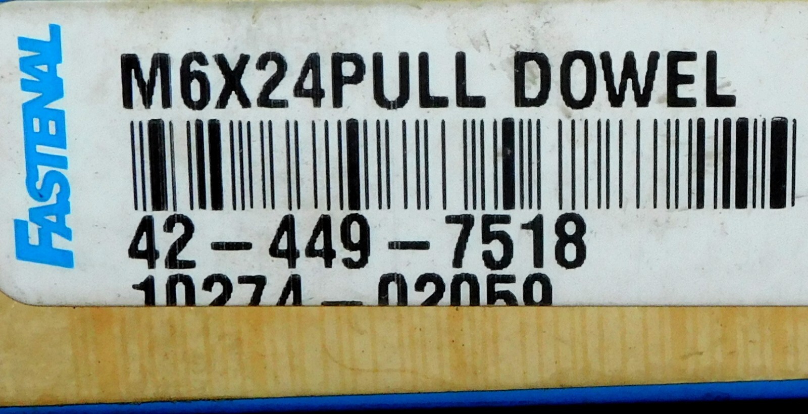 Fastenal – 42-449-7518 M6 x 24mm Pull Dowel Pin Large Lot ( 3.4 lbs )