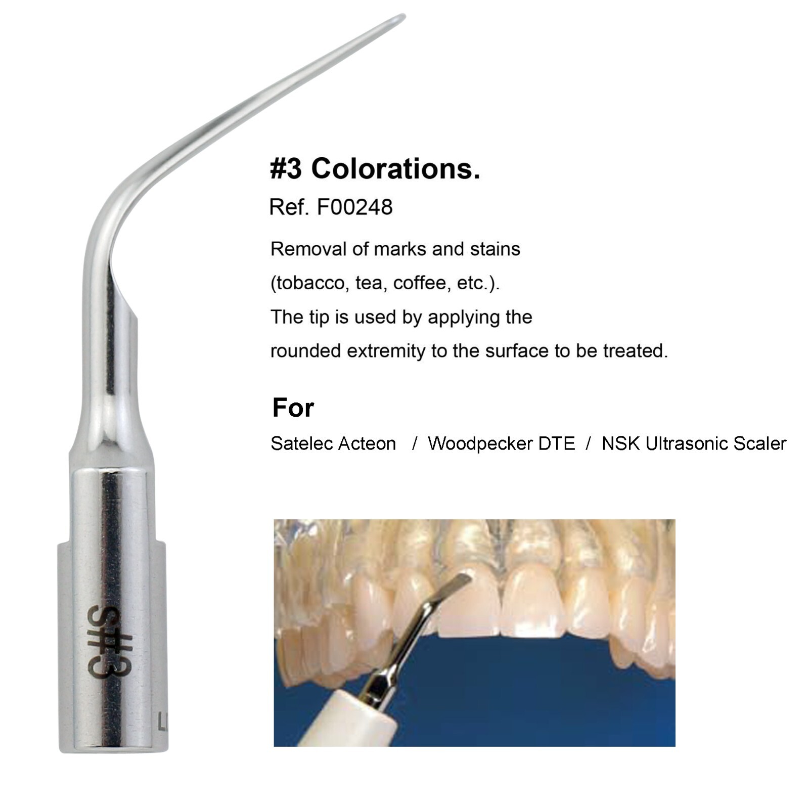 For Acteon Piezotome 2 Cube Ultrasonic Surgery Tips / Satelec Piezo Scaler Tips