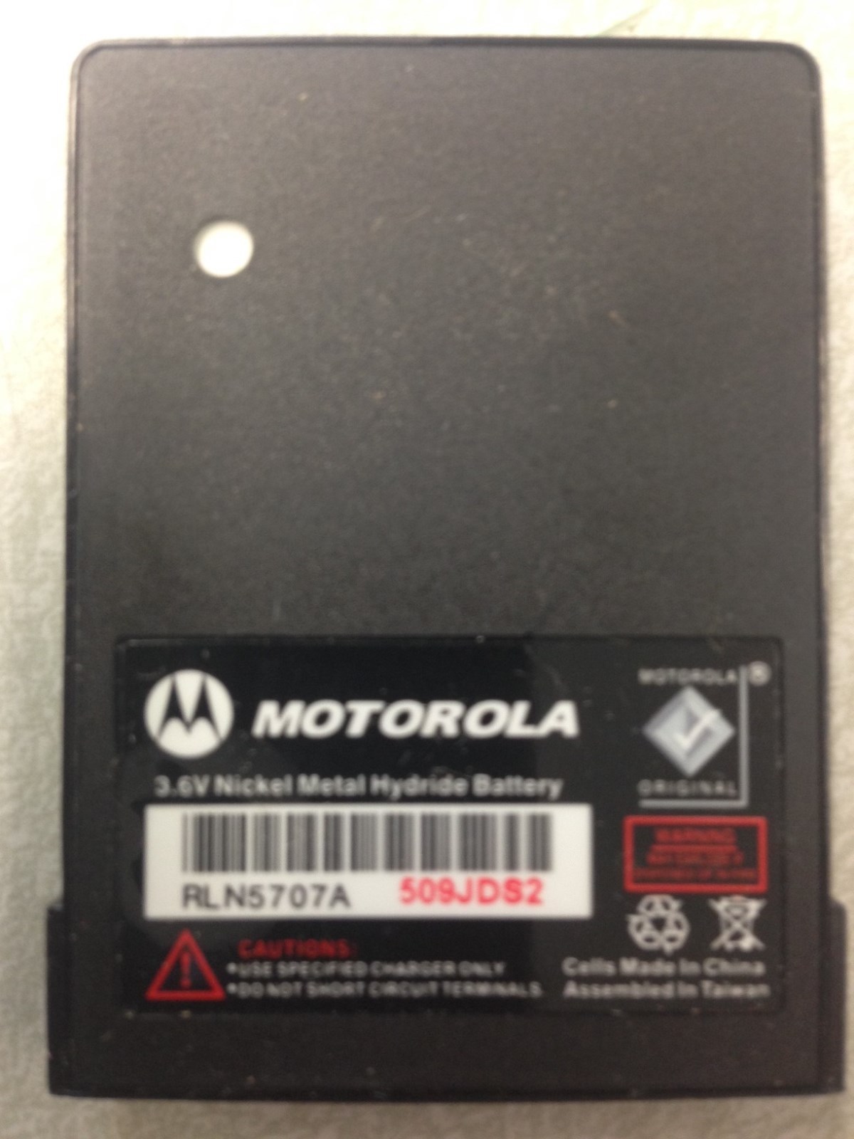 NEW OEM FACTORY MOTOROLA MINITOR V 5 PAGER BATTERY RLN5707 RLN5707A
