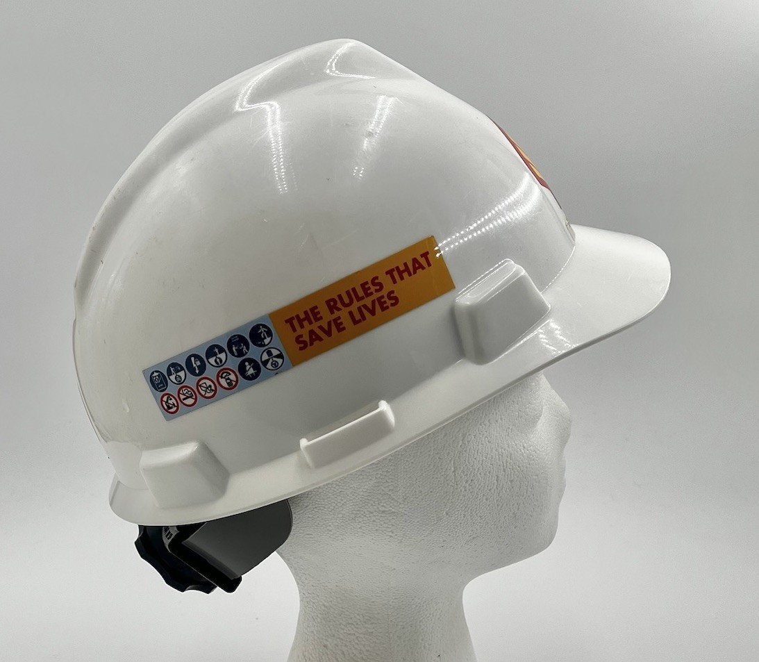 Shell Oil Hard Hat 2012 OBS Program Map Of Gulf Of Mexico MSA