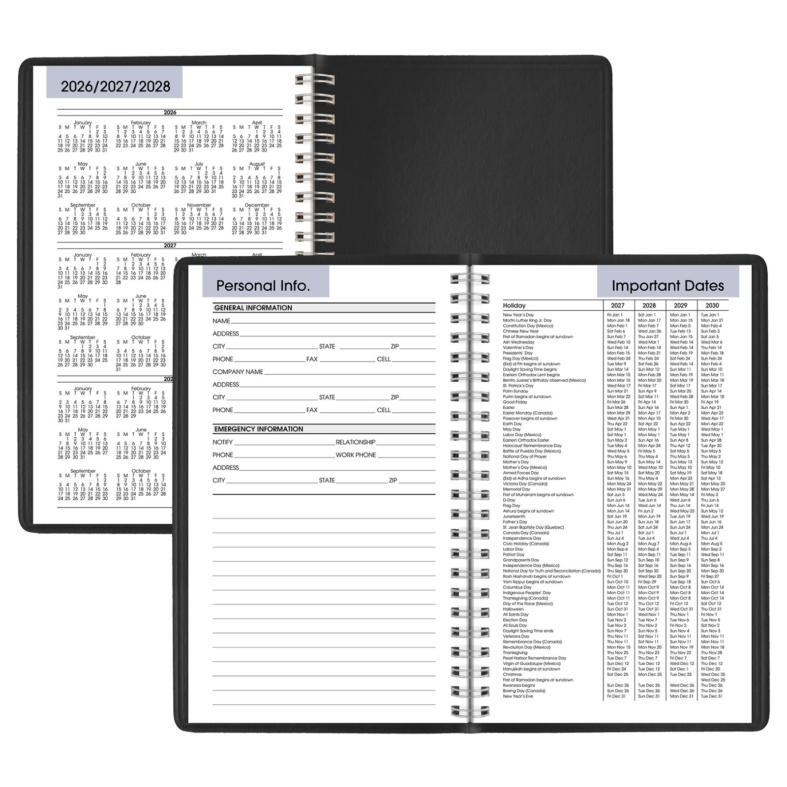 2026 At-A-Glance DayMinder G200-00 Weekly Appointment Book, 5 x 8″