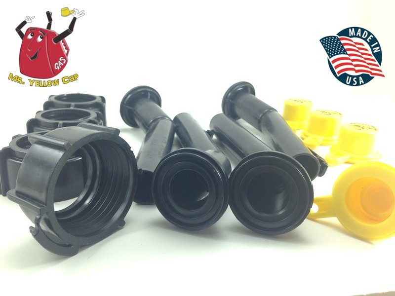 4 – Blitz Gas Can Nozzle Spouts Rings Caps Replacement Vintage 900094 900092 NEW