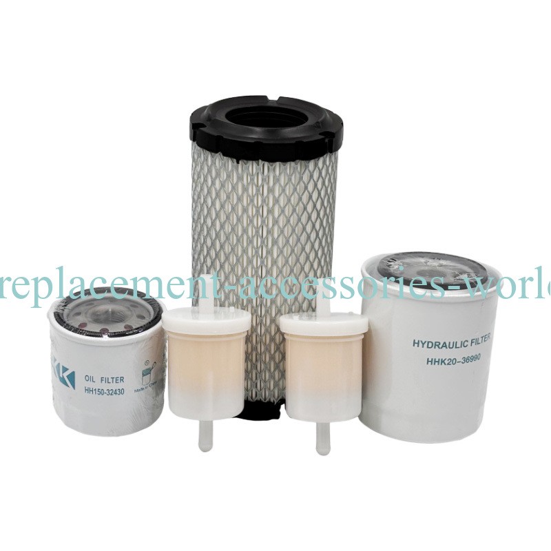 Oil Fuel Air Hyd Filter Maintenance Kit for Kubota BX24 BX25D DLB BX1500 BX1800