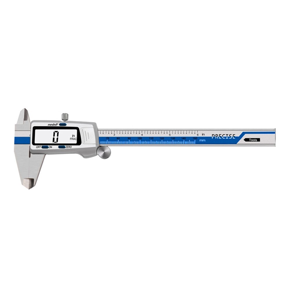 Digital Display Vernier Caliper 150mm Fraction/MM/Inch Caliper Stainless Steel