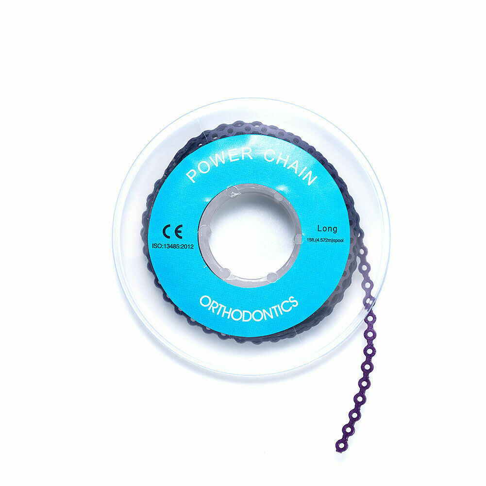 15feet Dental braces Power Chains Orthodontic super Elastic Closed/Short/Long