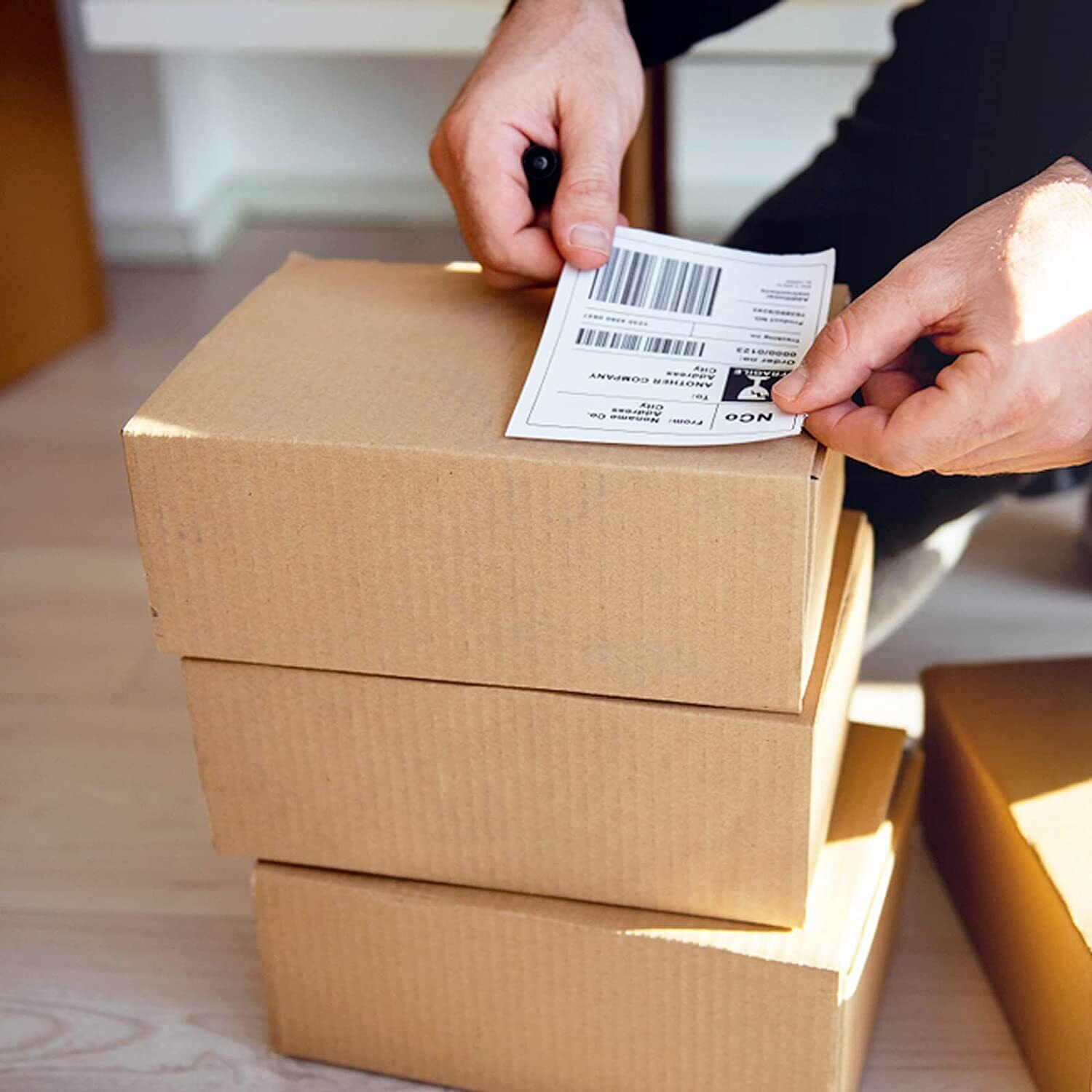 2-20R Direct Thermal Shipping Labels 4×6″ 250/Roll For Zebra 2844 ZP450 Eltron