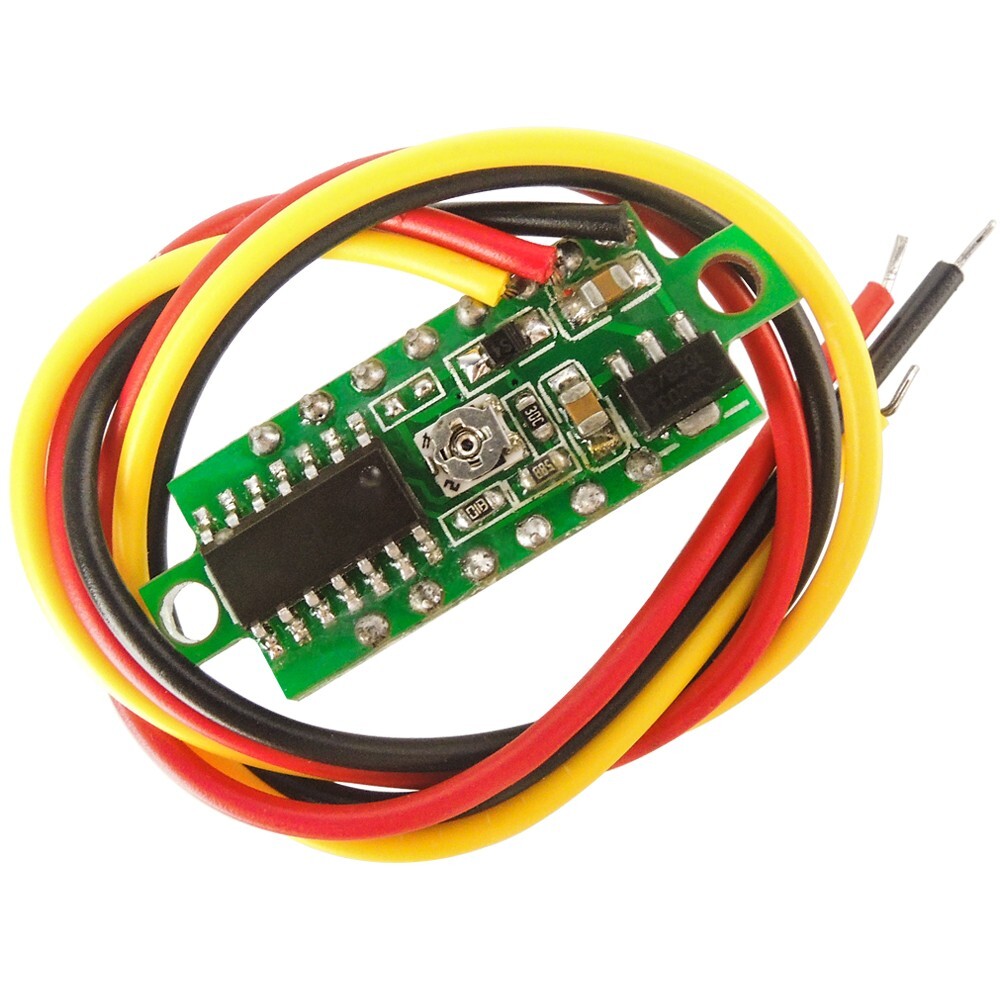 10PCS 0.28″ Mini DC 0-100V Voltage Tester Gauge Meter Digital LED Voltmeter