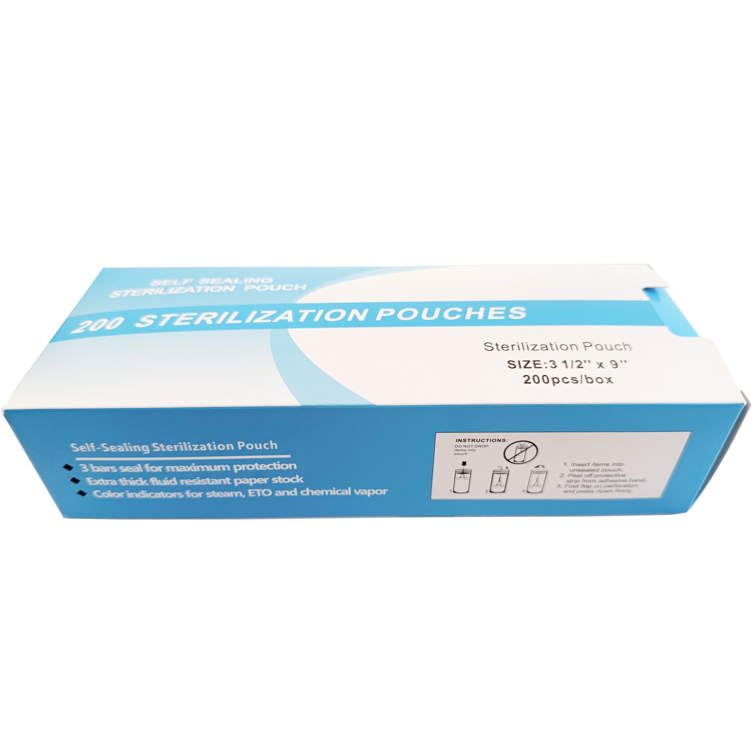 1000/4000x Self Sterilization Pouches Pouch Autoclave Dental Sterilization Bags