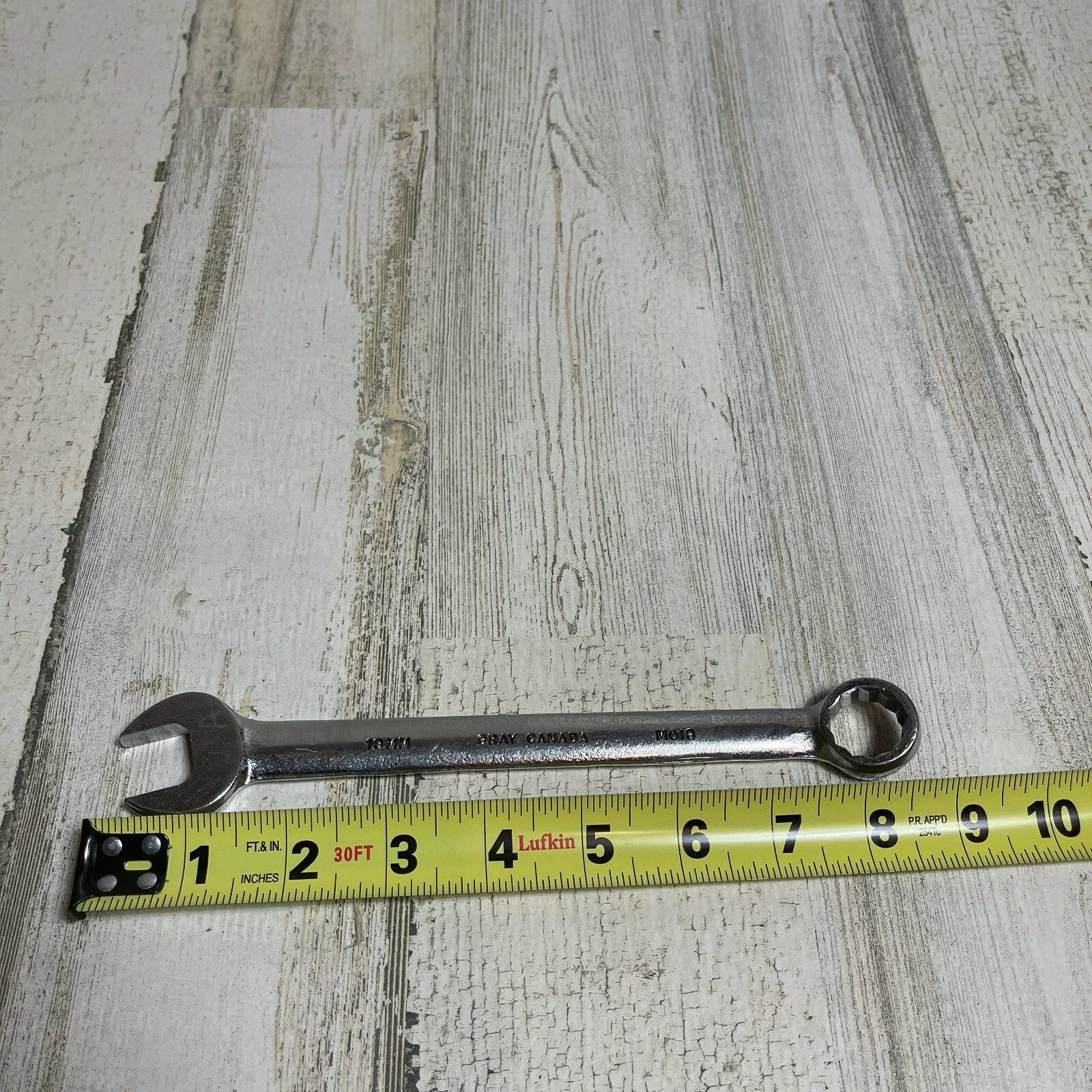 Gray Canada 18MM Combination Open and 12 Pt Box End Wrench MO18