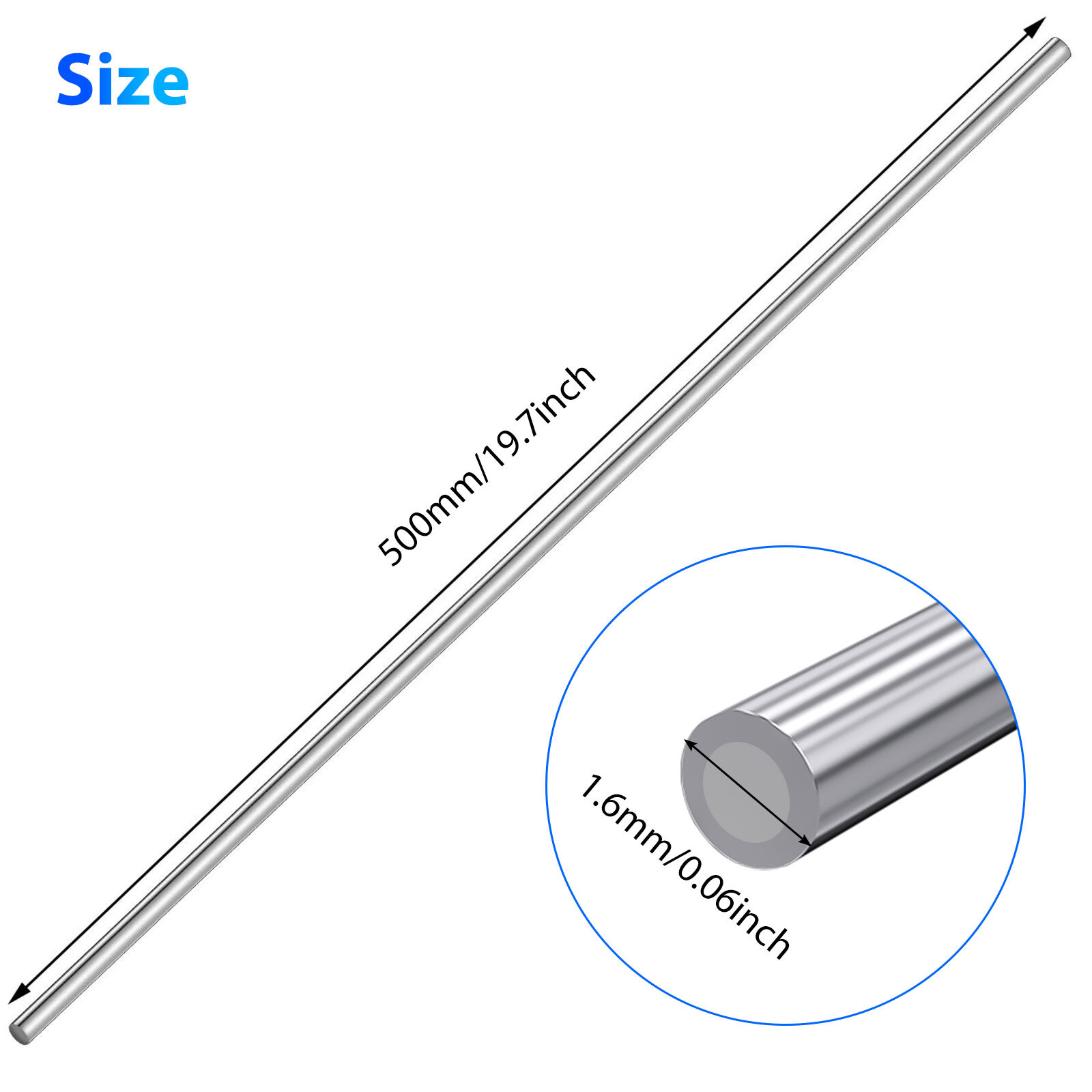 Easy Melt Welding Rods Low Temperature Aluminum Wire Brazing 20pcs – 1.6mm*500mm