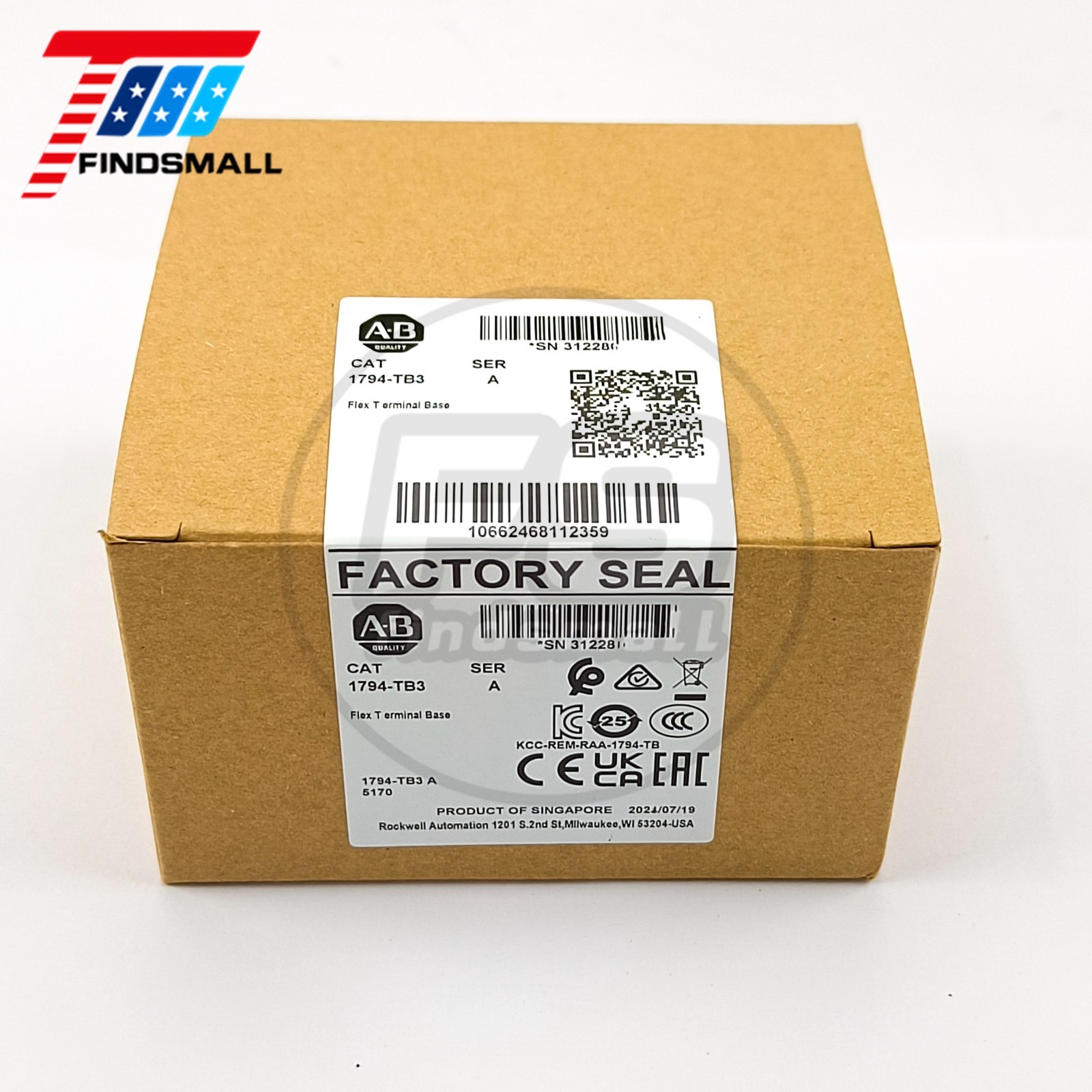 2020 New Sealed 1794-TB3 Flex Terminal Base Module 1794TB3