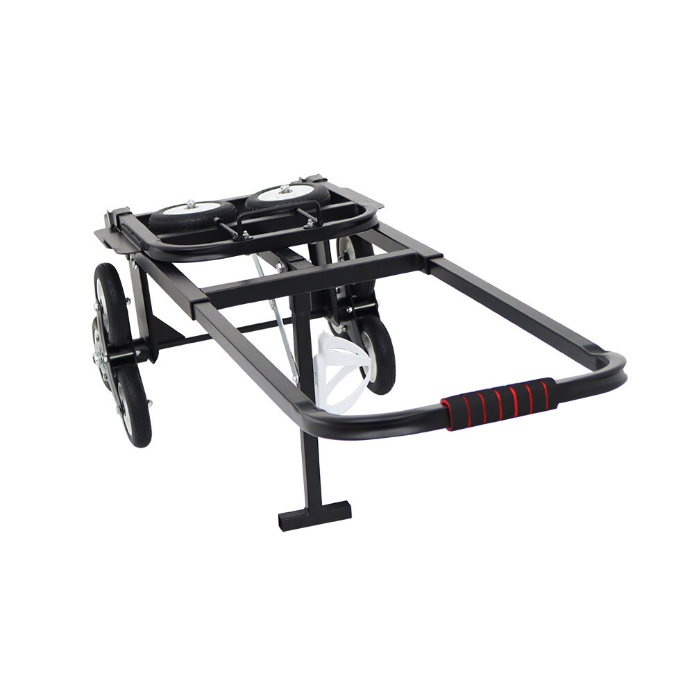USED Black Carbon Steel Climbing Stairs Truck 16.43inchW 0.05in Pipe Thickness