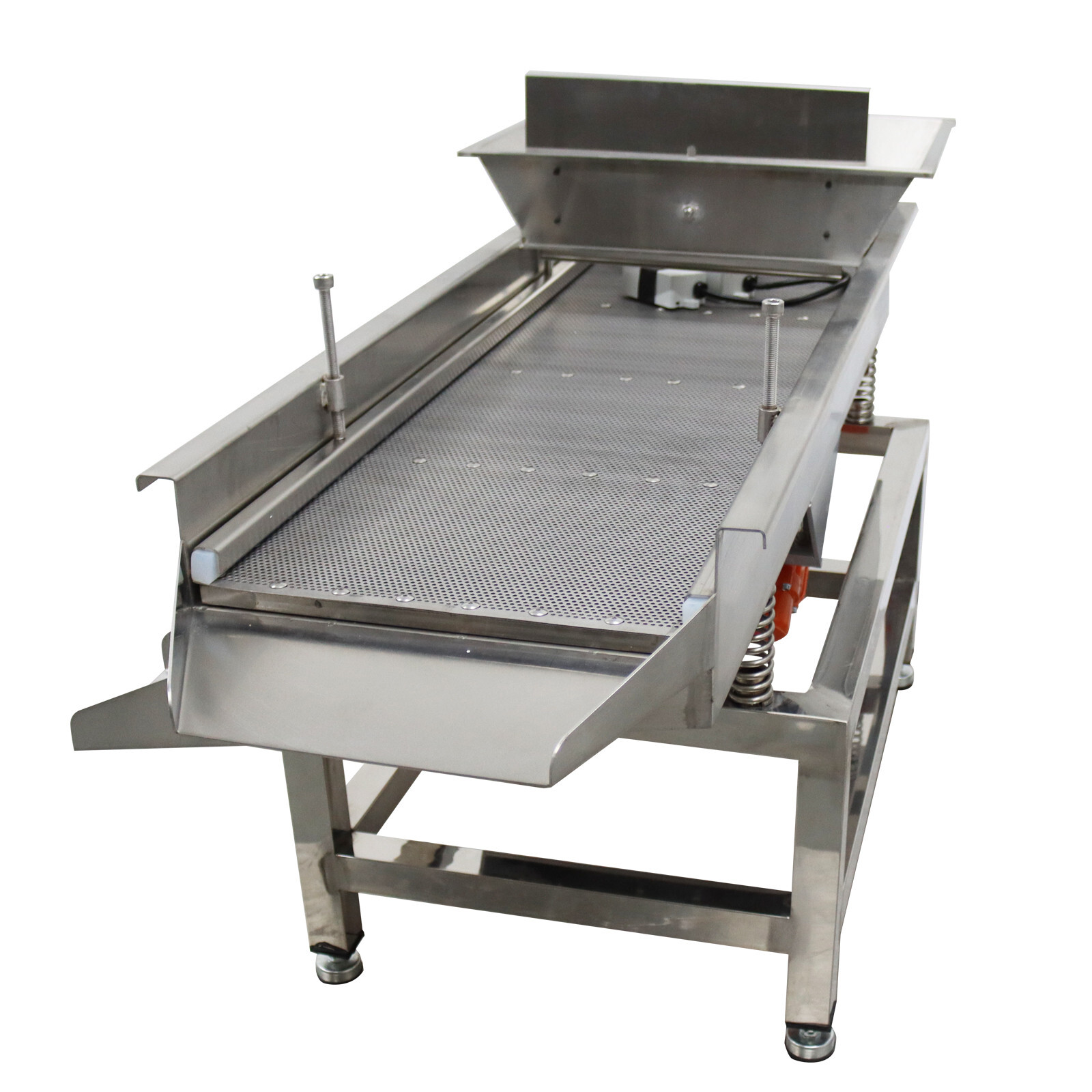 TB610 110V Stainless Steel Linear Vibrating Screen with 3mm Screen Dual Motor