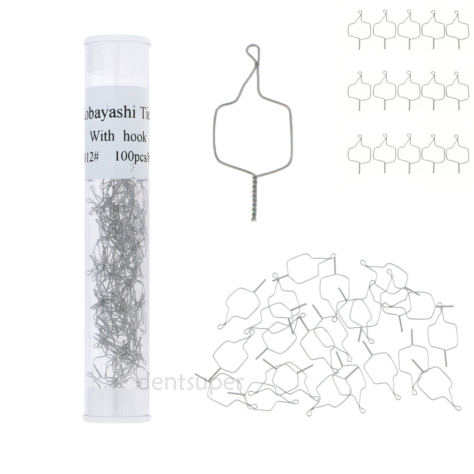 Kobayashi Preformed Dental Orthodontic Stainless Precut Twist Ligature Ties Wire