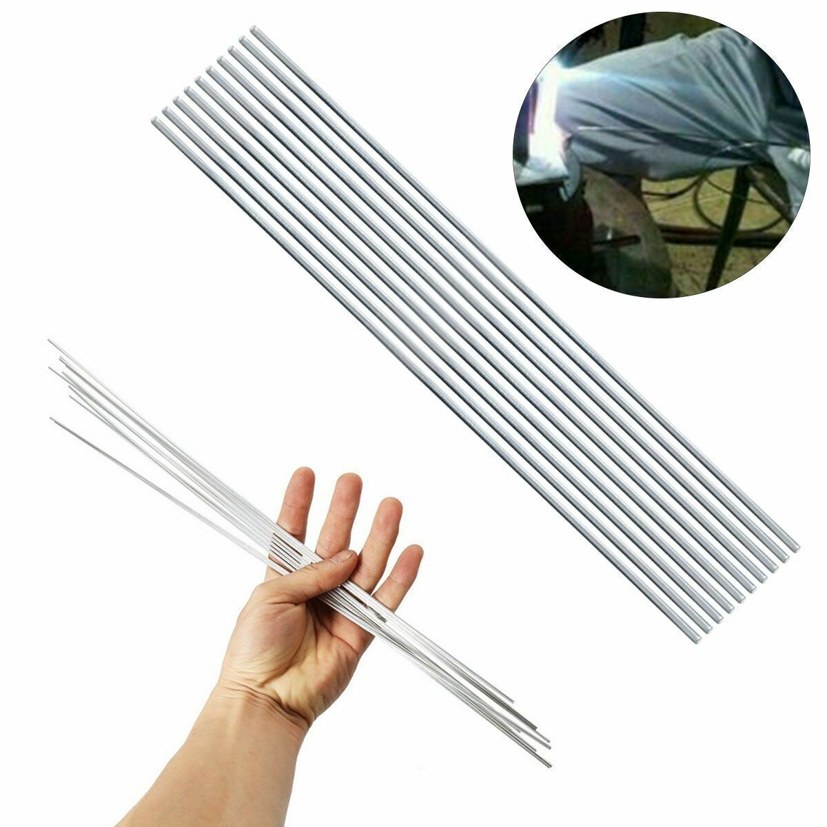 50PCS Aluminum Brazing Solution Welding Flux-Cored Rods Low Temperature Wire
