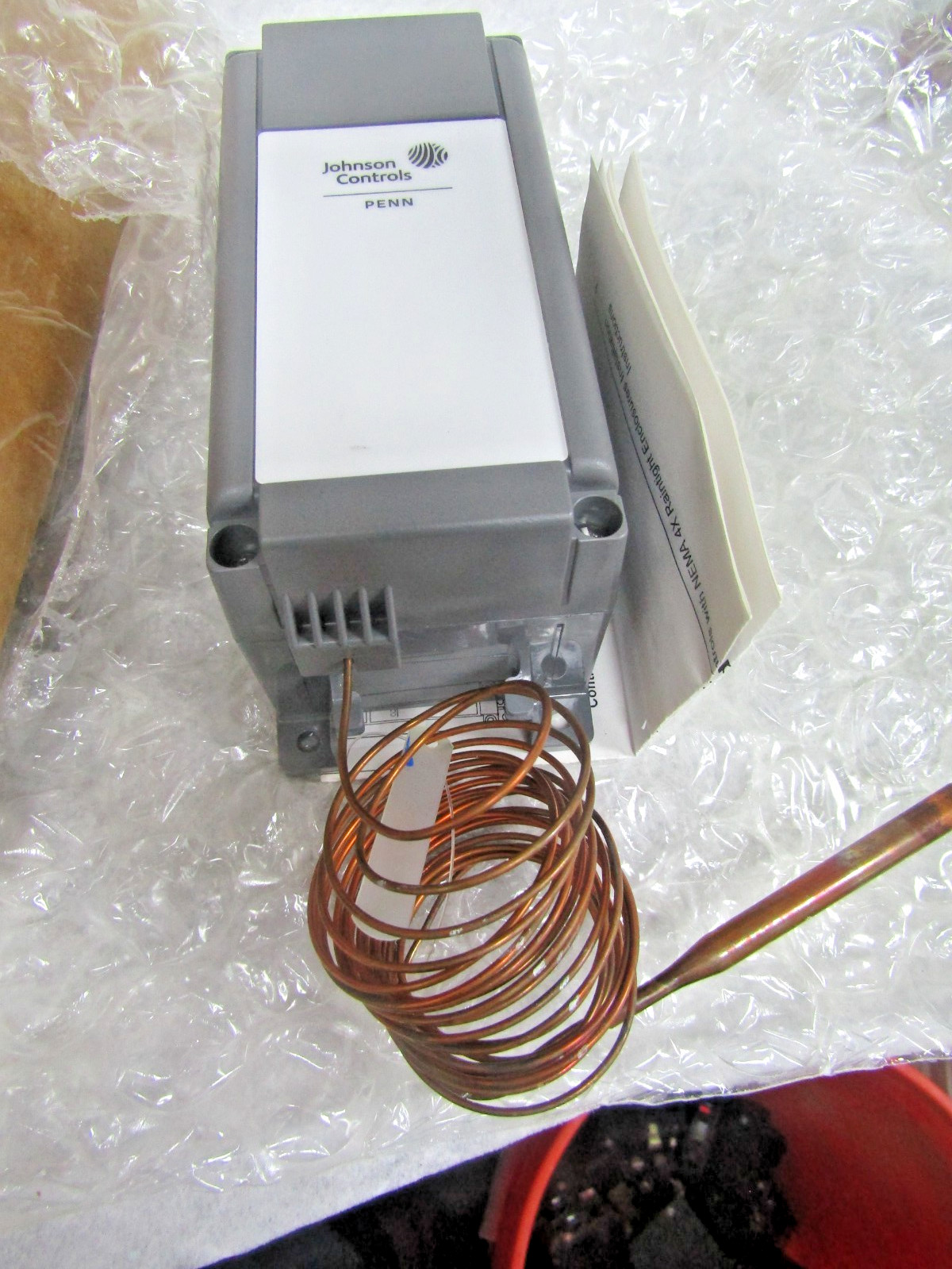 ✌️NEW JOHNSON CONTROLS (240) A19QSC-1C INDUSTRIAL THERMOSTAT RANGE 0/150°