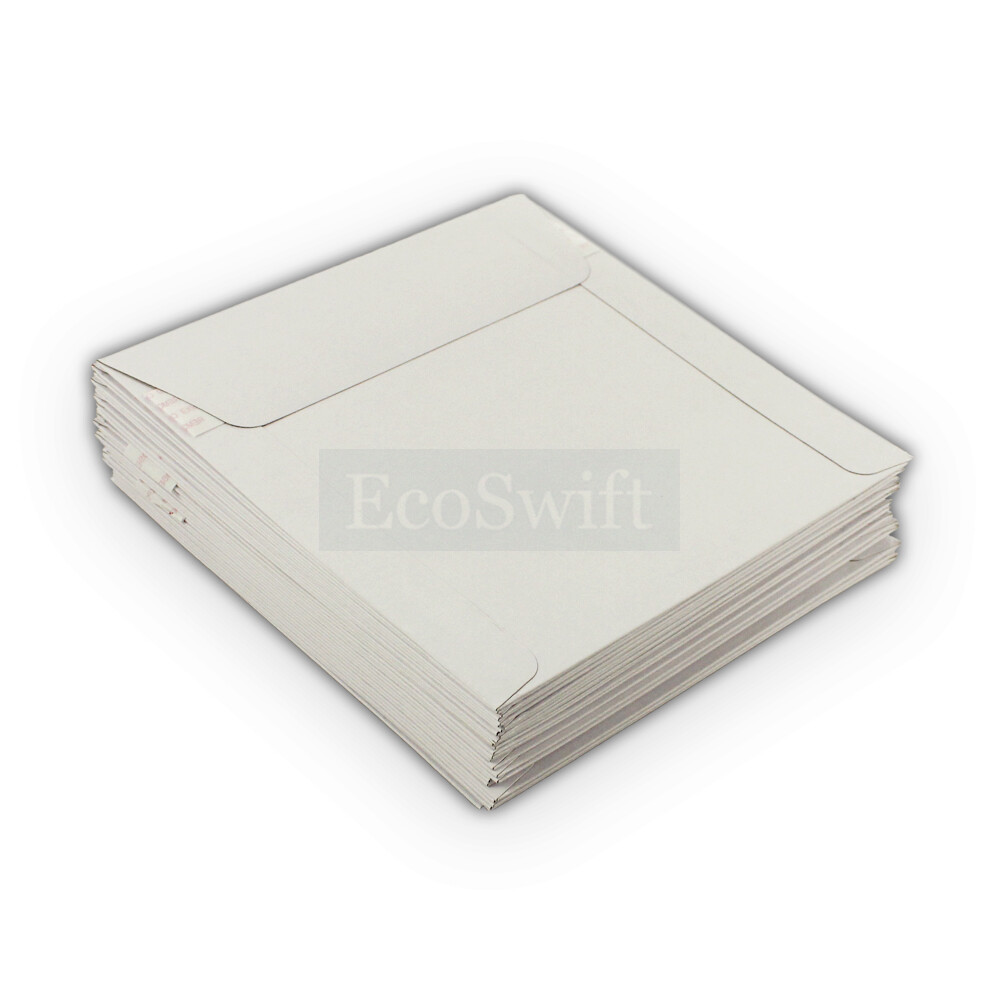 1-5000 6 x 6 EcoSwift CD/DVD Self Seal Photo Ship Flat Cardboard Envelope Mailer