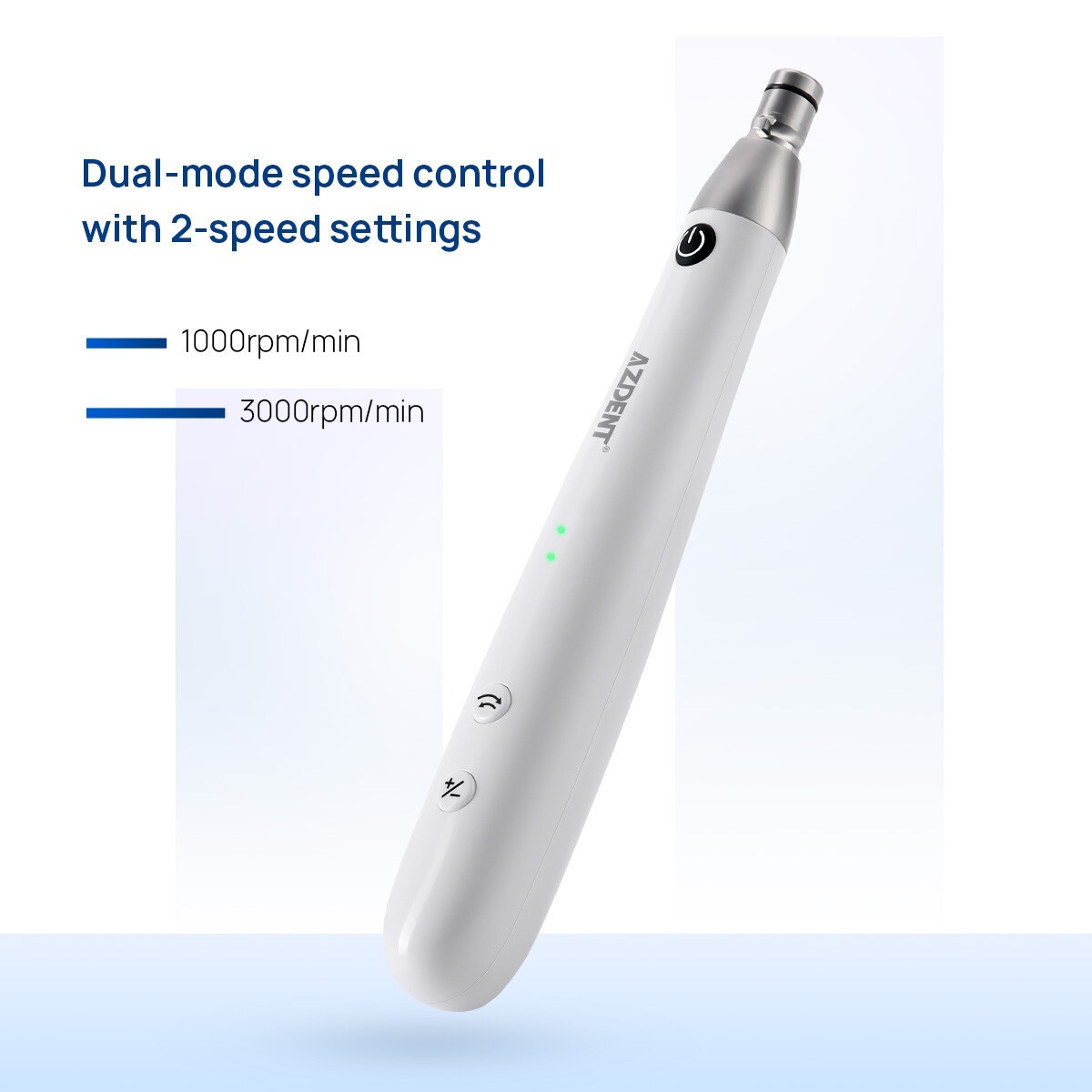 AZDENT Dental Cordless Wireless Hygiene Prophy Handpiece Air Motor 360° Swivel