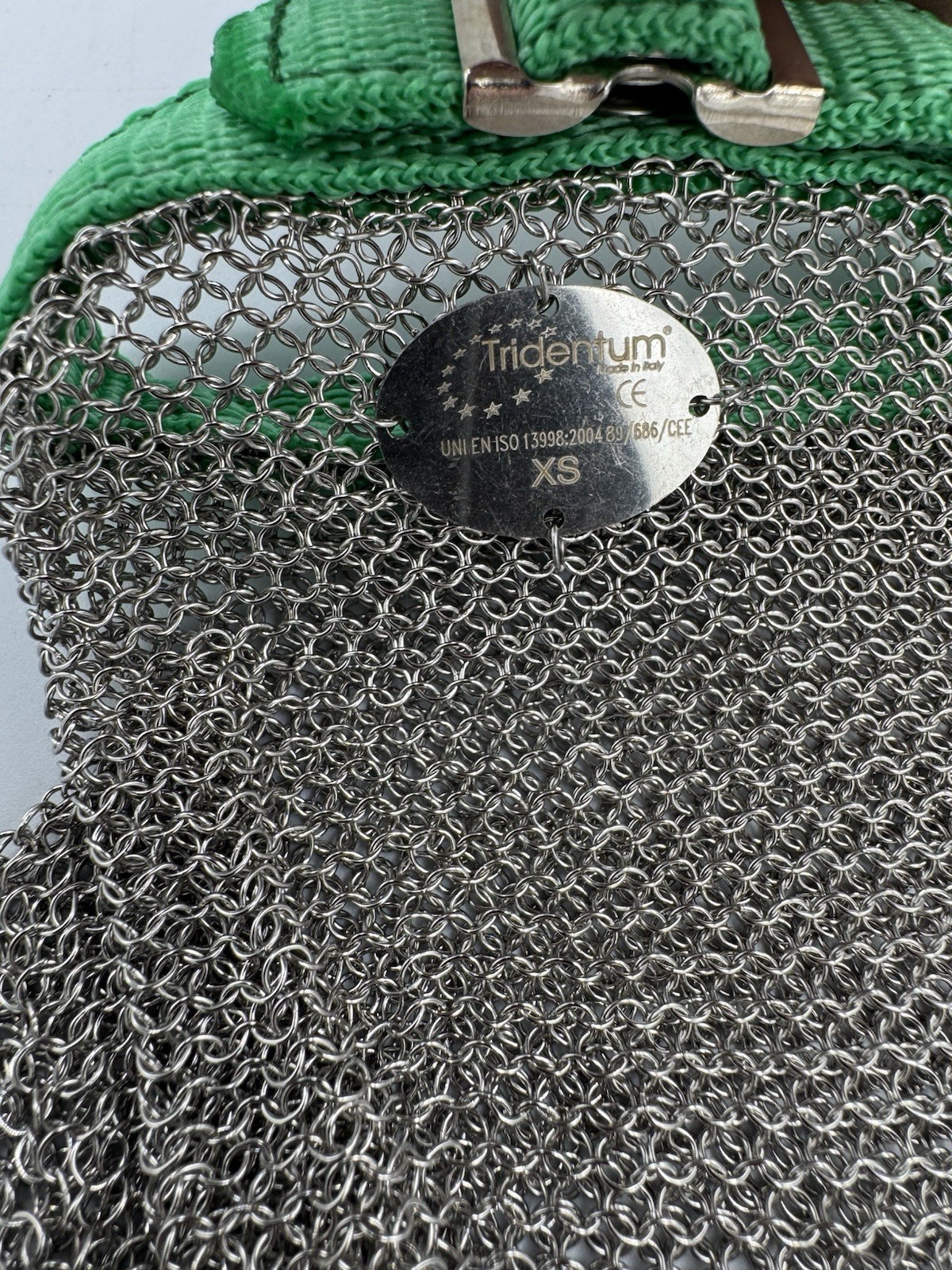 Tridentum Size Extra Small Stainless Steel Chain Mail Metal Mesh Safety Gloves