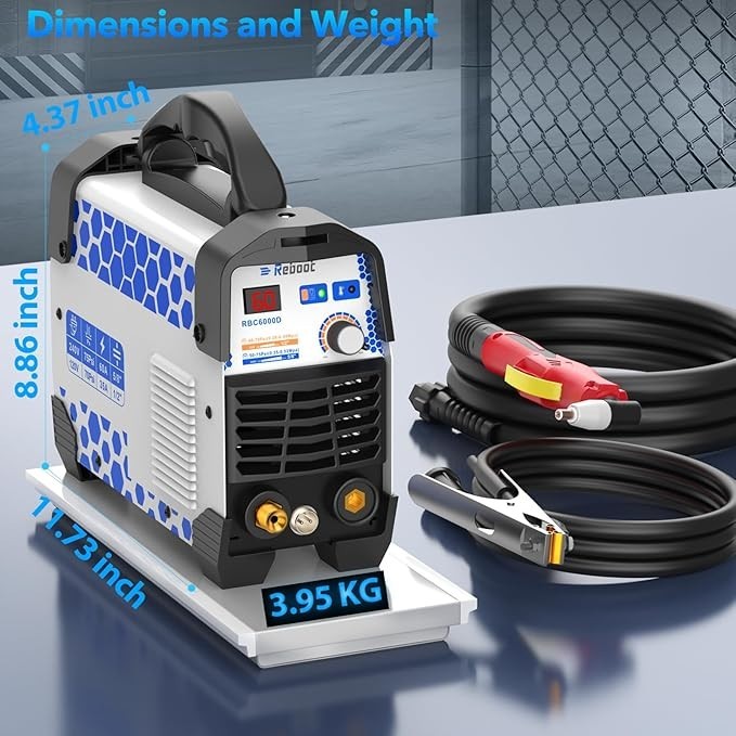 Reboot 60A Plasma Cutter Dual Voltage 120V/240V, 1/2″ Clean Cut IGBT Inverter
