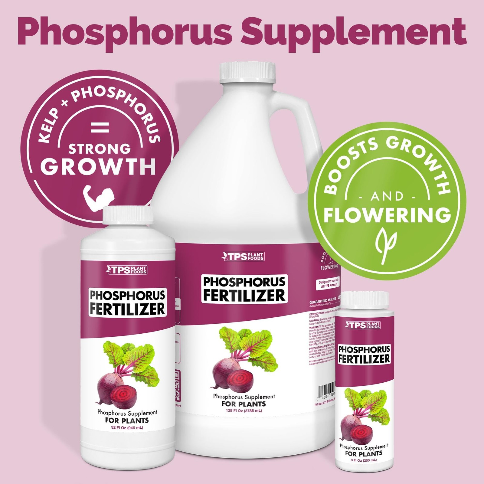 Phosphorus Fertilizer – Liquid Bloom for Strong Roots, Bigger Blooms & Flower…