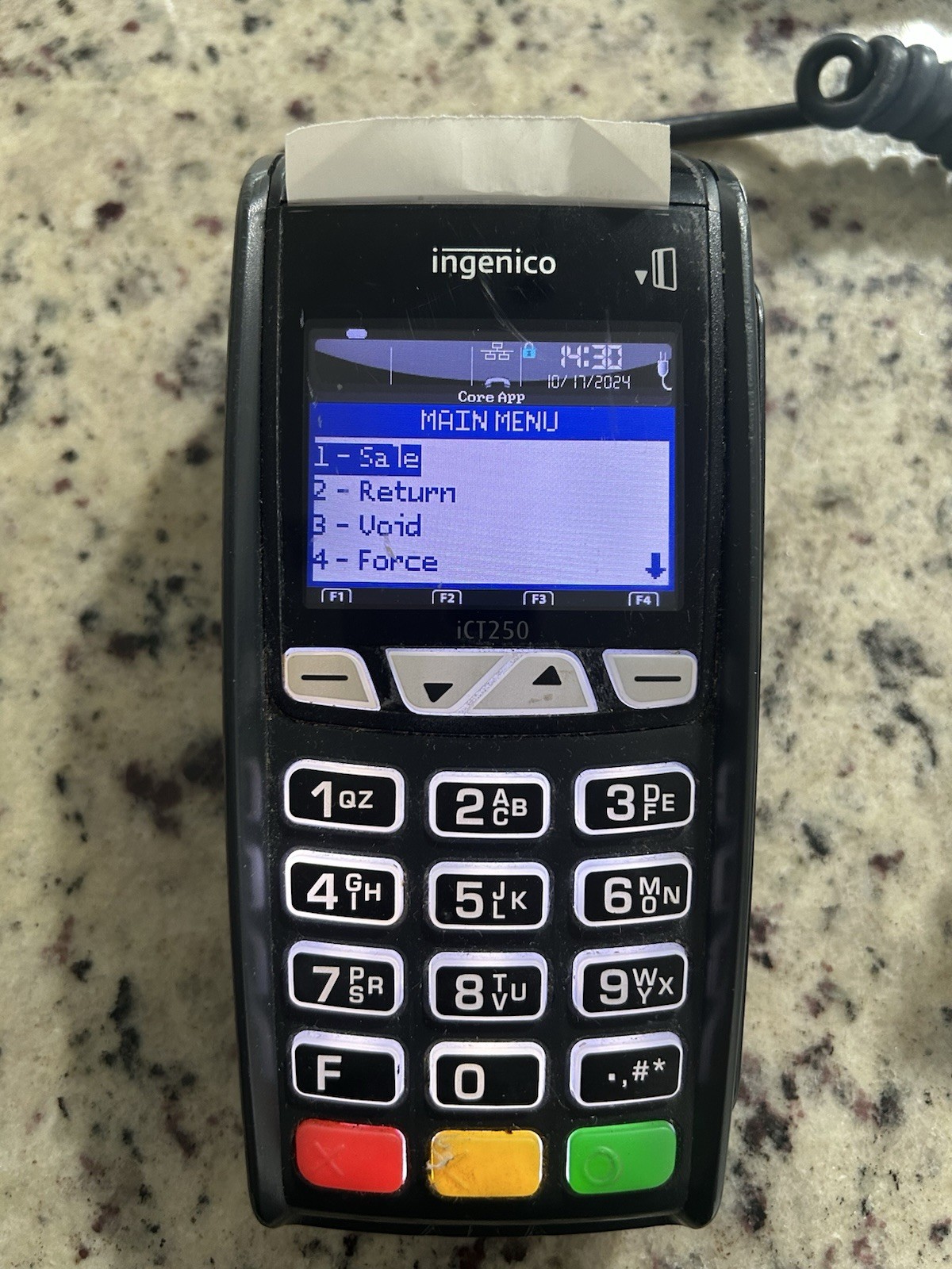 Ingenico iCT250 Tested Works