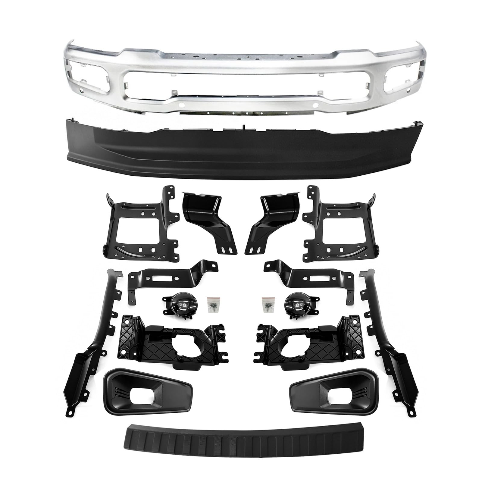 Front Bumper Face Bar Kit Fits 2023-2026 Ford F250 F350 Super Duty