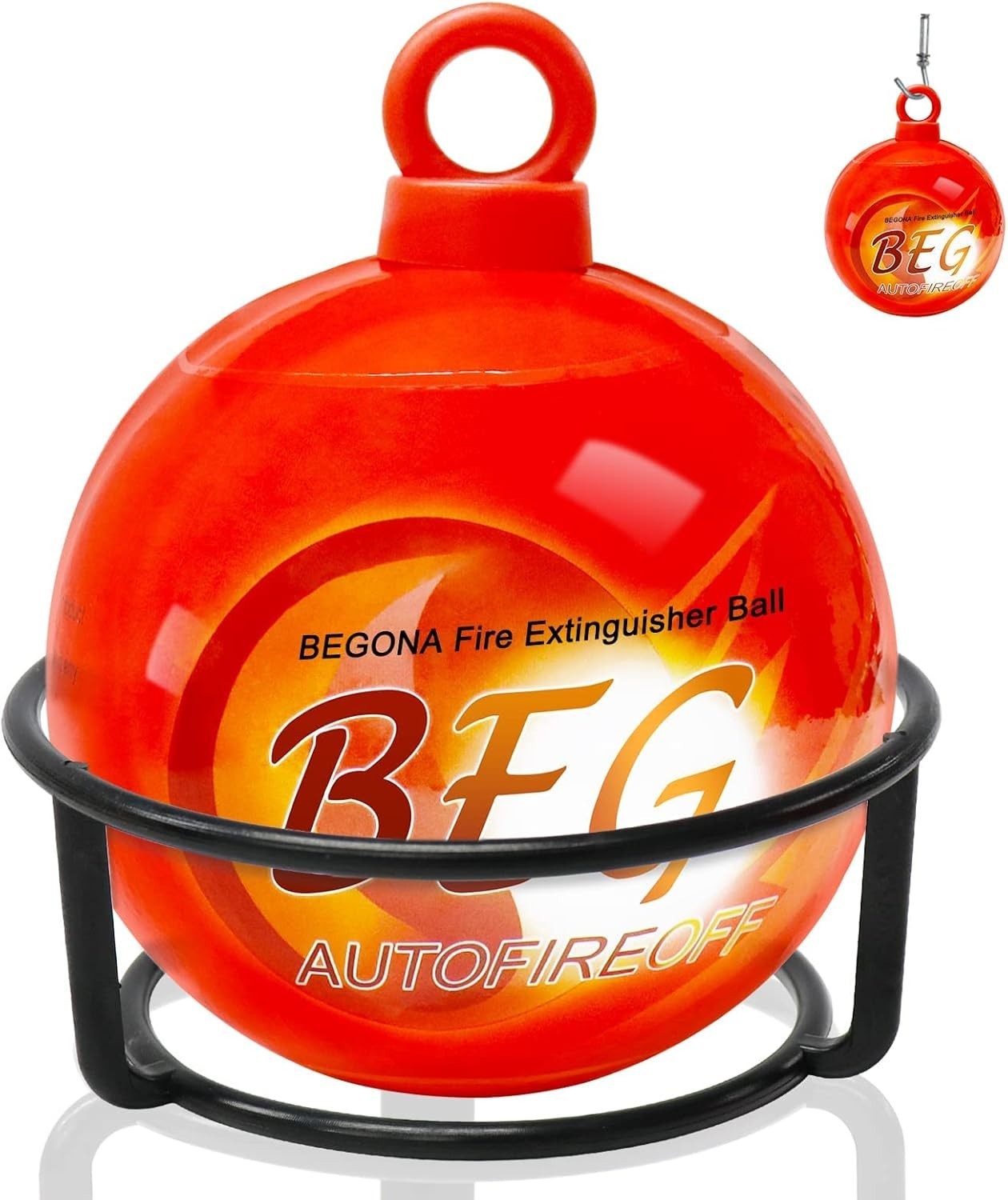 Supa Ant Automatic Fire Suppressant Ball Extinguisher w/ Stand/Mounting Bracket