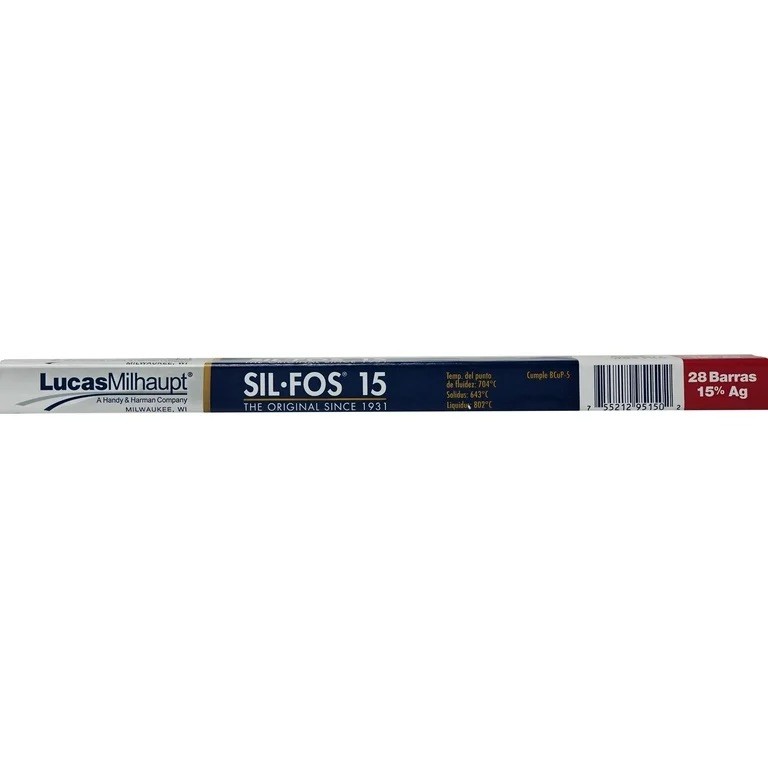 Harris Stay Silv 15 15% Silver Brazing Alloy Rods HVAC Grade 1LB 28 Rods