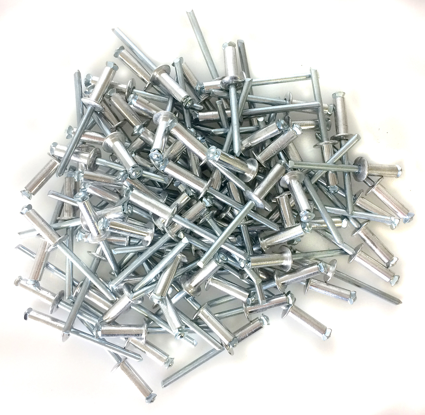 100 3/16″ Small Head Mill Finish Aluminum Exploding Pop Rivets #1281