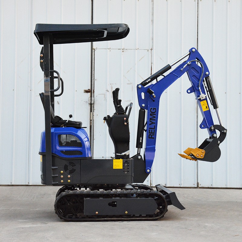 Free Ship Mini Excavator 1 Ton Digger 13.5hp Gas Tracked Crawler EPA Engine