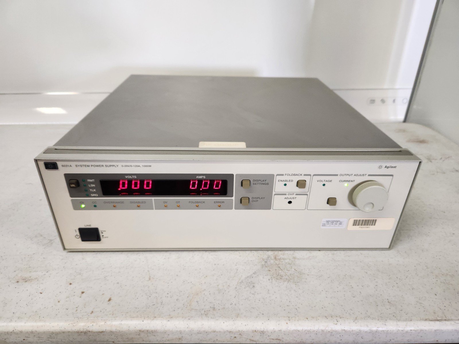 Agilent/HP 6031A System Autoranging 20V 120A 1000w DC Power Supply #2