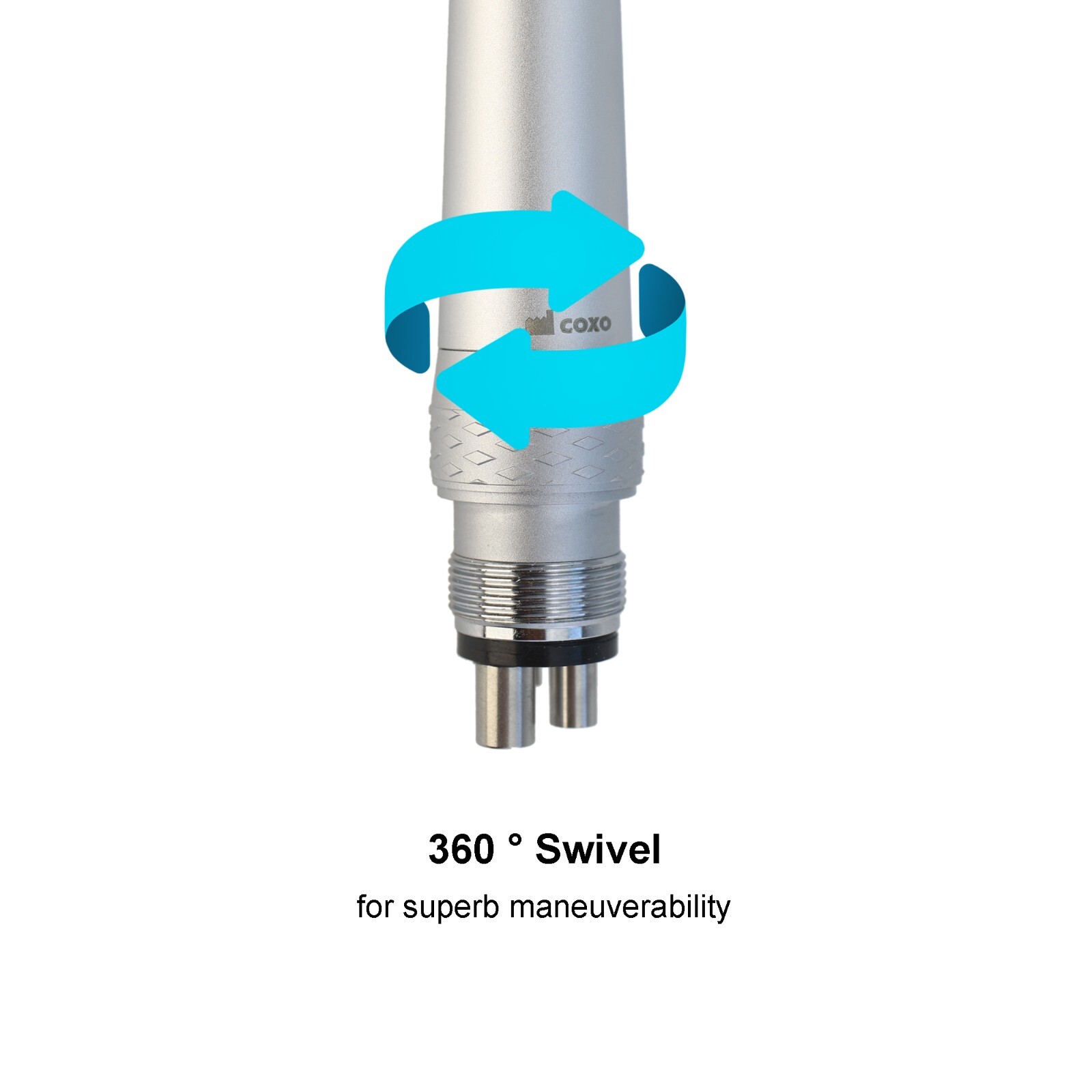 COXO Dental Turbine Handpiece 4 Hole High Speed CX207-W Sinol Quick Coupling M4