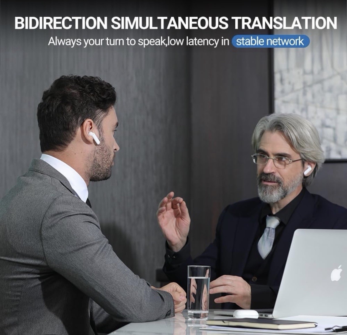 Timekettle WT2 Edge Translator Device, Bidirection Simultaneous Translation