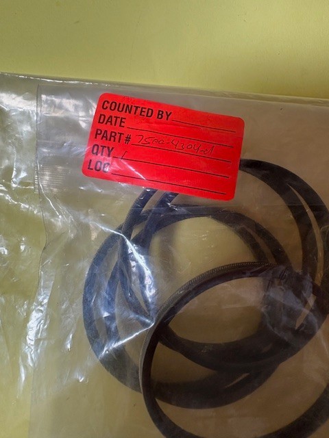 Lot of 5 , Asyst 7500-4304-01 ; Seal with Spring ; NEW Surplus