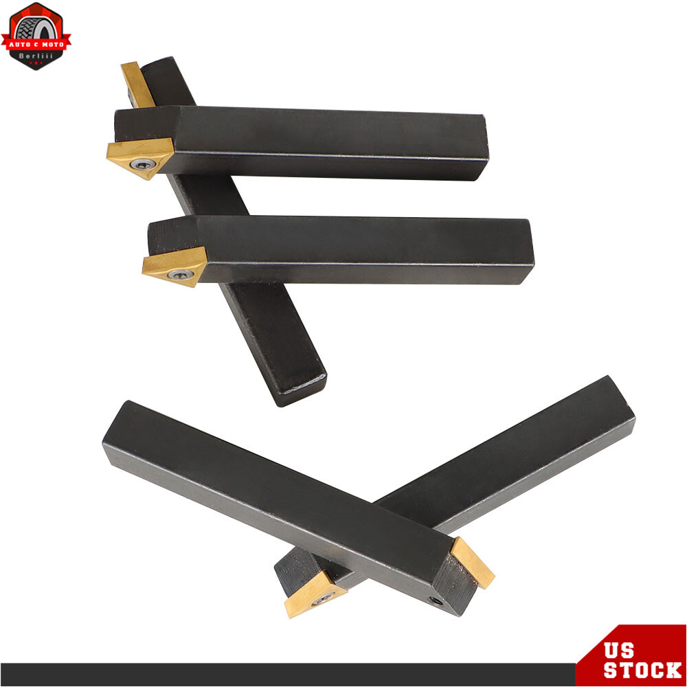 5Pack 1/2″ Indexable Carbide Insert Turning Tooling Bit Holder Set For Lathe New