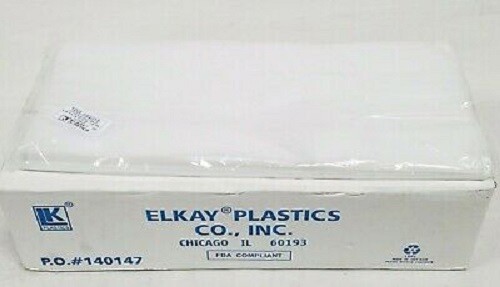 Elkay Plastics Clear 1-Mil Gusseted Bags FDA Poly Baggies Gusset Packaging 1Mil