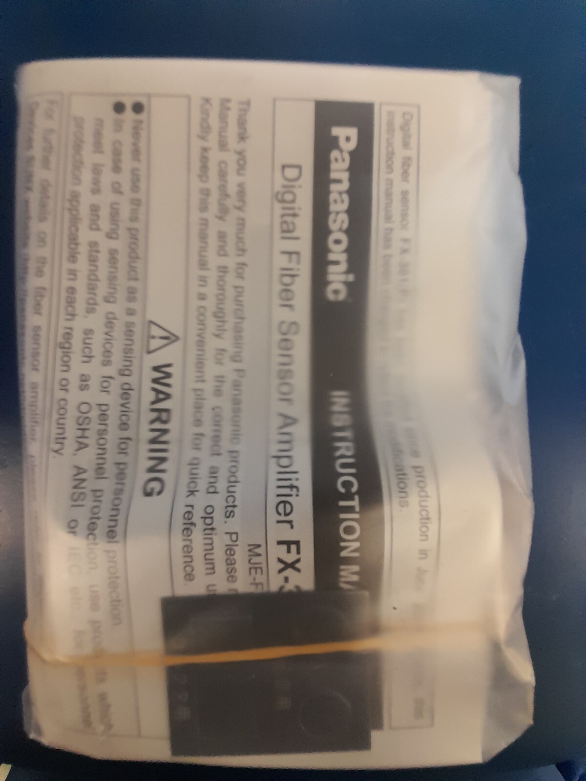 PANASONIC FX-301 Fiber Optic Sensor
