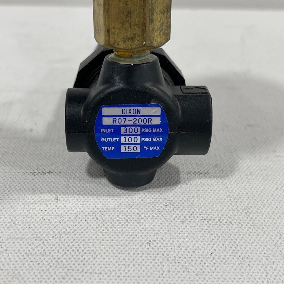 Dixon R07-200R Mini Regulator Miniature Regulator W/ Gauge