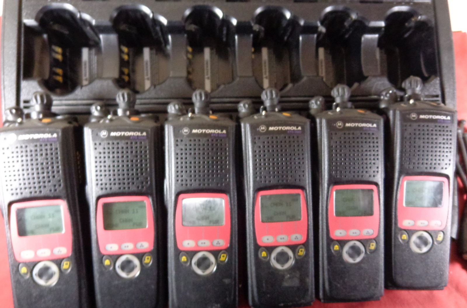 6x Motorola XTS5000 700/800 P25 Radio H18UCF9PW6AN Actual Photo’s w/ charger/ant