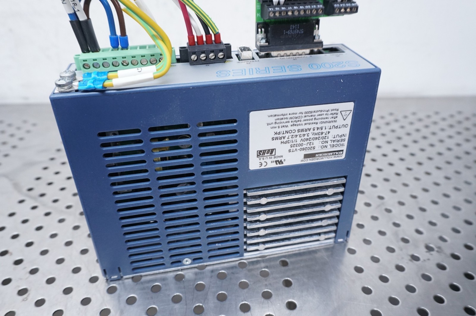 KOLLMORGEN S200 SERIES S20260-VTS Servo Drive