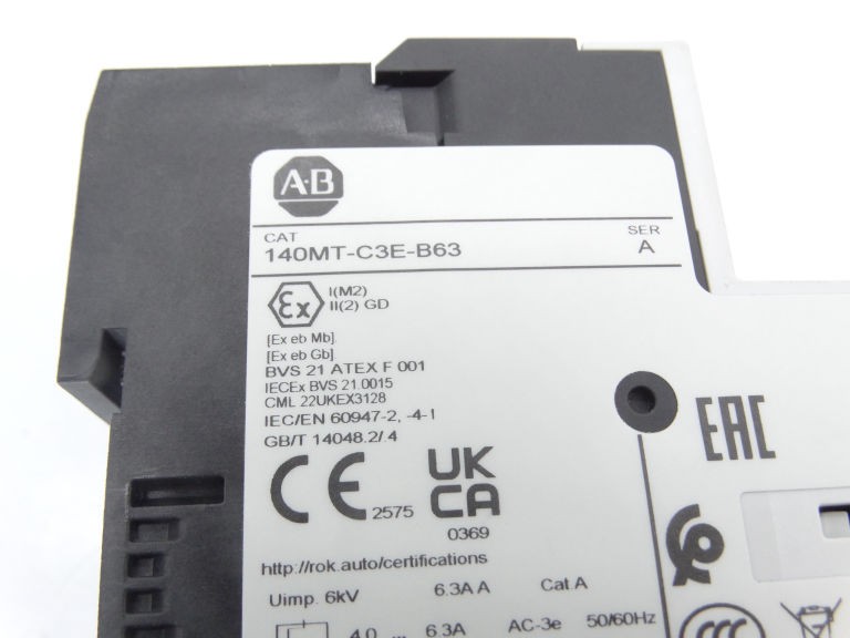 ALLEN BRADLEY 140MT-C3E-B63 Circuit Breaker Used (9700023 – Used)