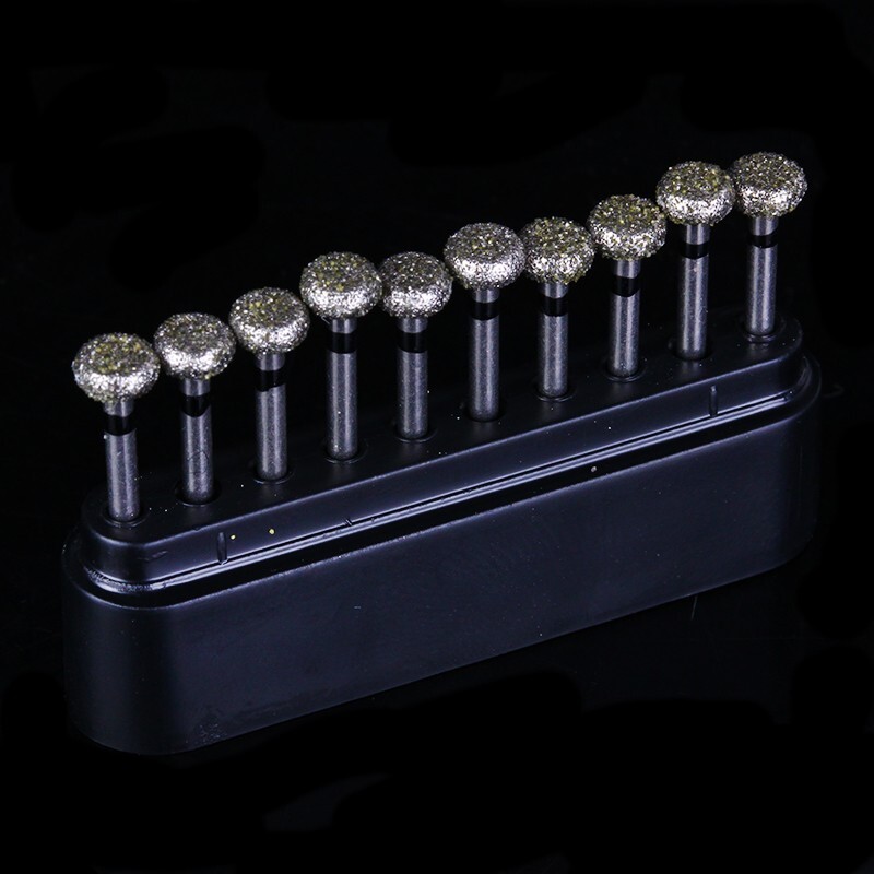 10 pcs Dental High Speed Diamond Burs Circular wheel Super Coarse Diamond Drills