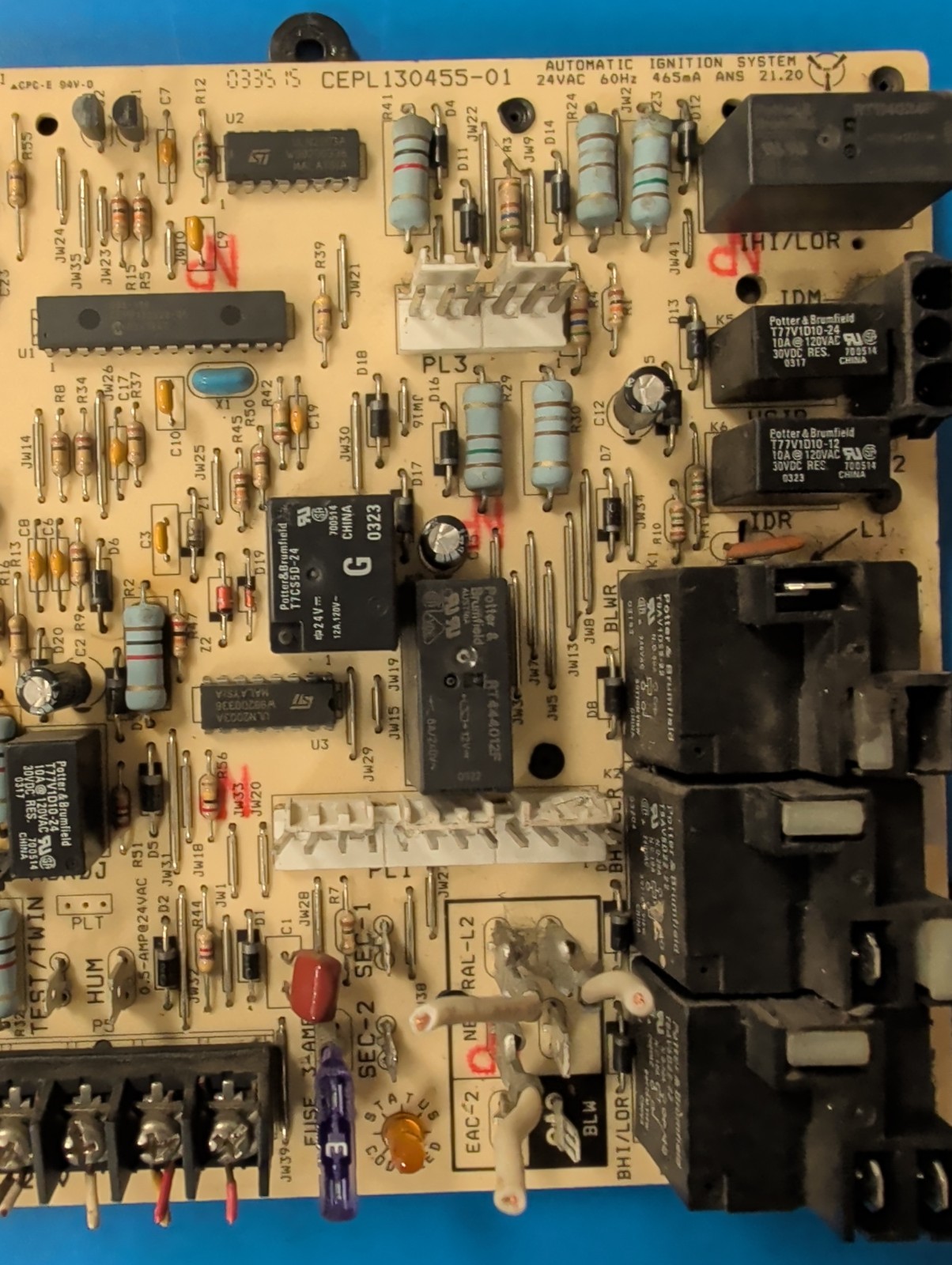 CEPL130455-01 CEBD430455-03B HK42FZ017 0344HK42FZ017 Furnace Board
