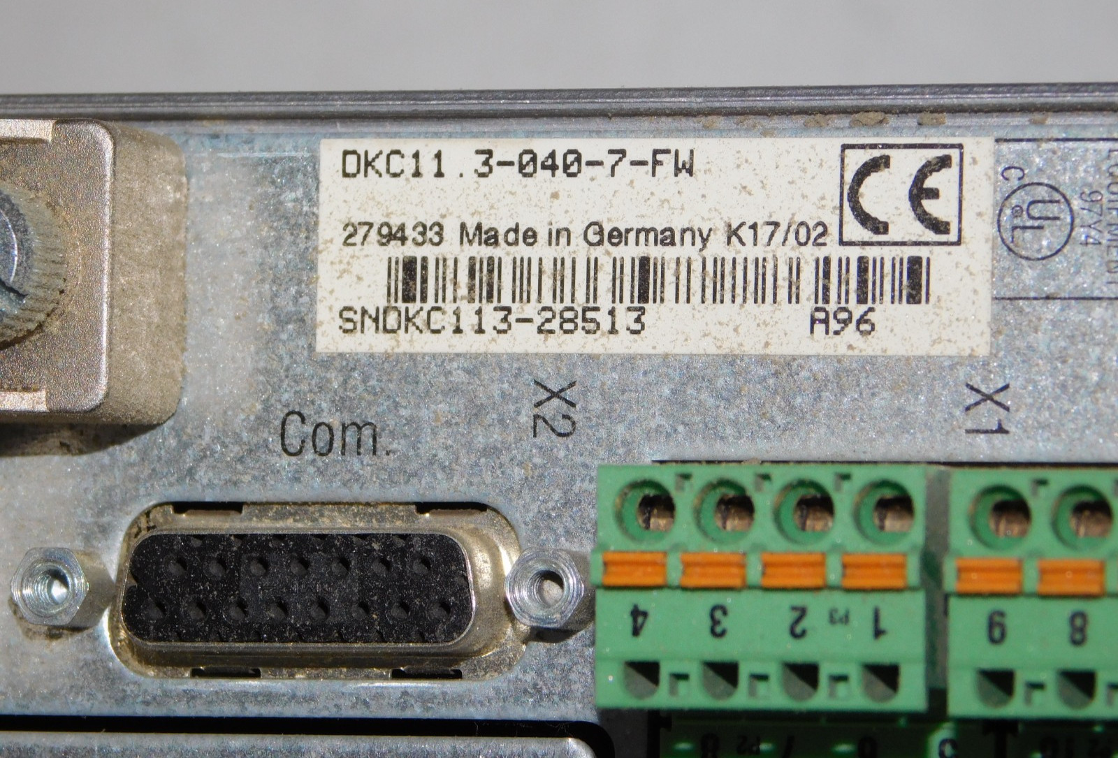 Bosch Indramat DKC11.3-040-7-FW Eco Drive Servo Amplifier Controller Drive Unit